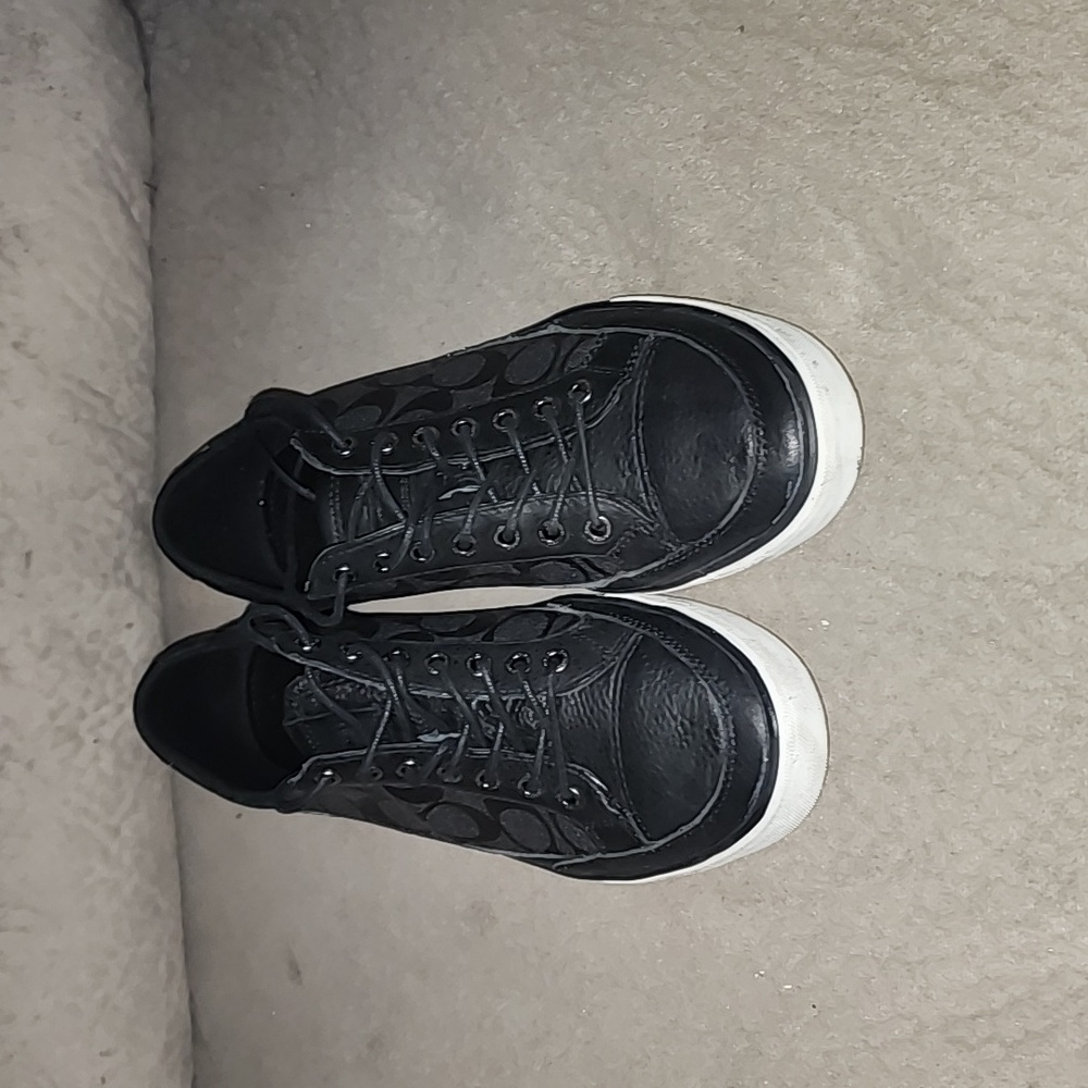 Men Coach shoes--black